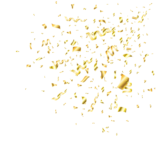 confettis droits