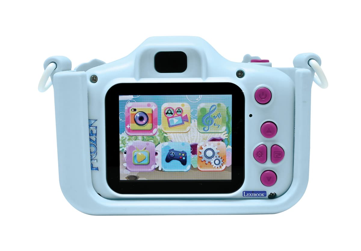 Appareil Photo Enfant Reine Des Neiges - 2MP, Écran LCD 2", Fonction Vidéo HD, Carte SD Incluse, Pour Filles Dès 3 Ans
