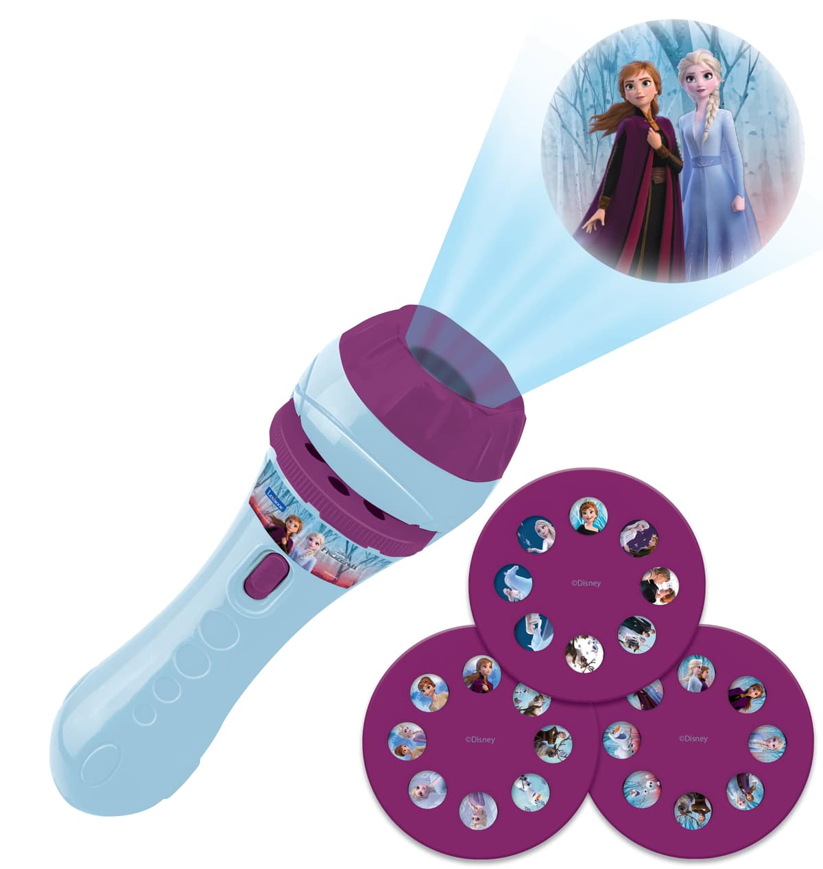 Projecteur Lampe Torche Enfant - 64 Motifs Éducatifs (Chiffres, Lettres, Animaux) | Jouet D'Apprentissage