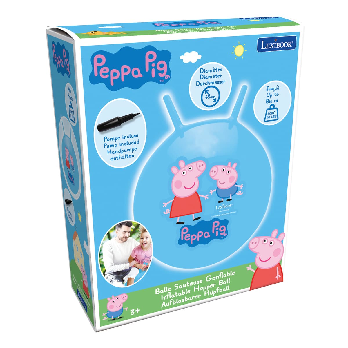 Peppa Pig Aufblasbarer Hopper Ball 18' / 45cm | Lexibook Peppa Pig Aufblasbarer Hopper Ball 18' / 45cm | Lexibook