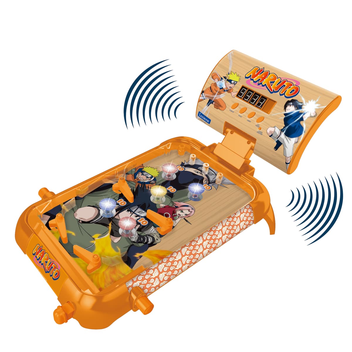 Flipper électronique de table Naruto avec un design exceptionnel. des sons. des lumières et un score numérique pour jouer seul ou défier un ami Flipper électronique de table Naruto avec un design exceptionnel. des sons. des lumières et un score numérique pour jouer seul ou défier un ami