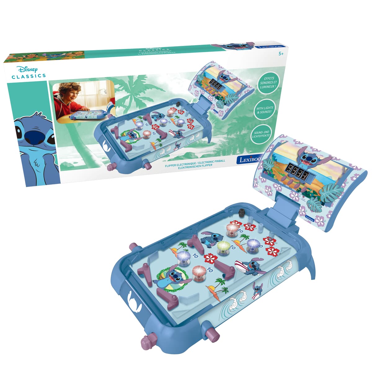 Flipper électronique de table Spiderman - Bleu - Enfant - 26.00 Flipper électronique de table Spiderman - Bleu - Enfant - 26.00