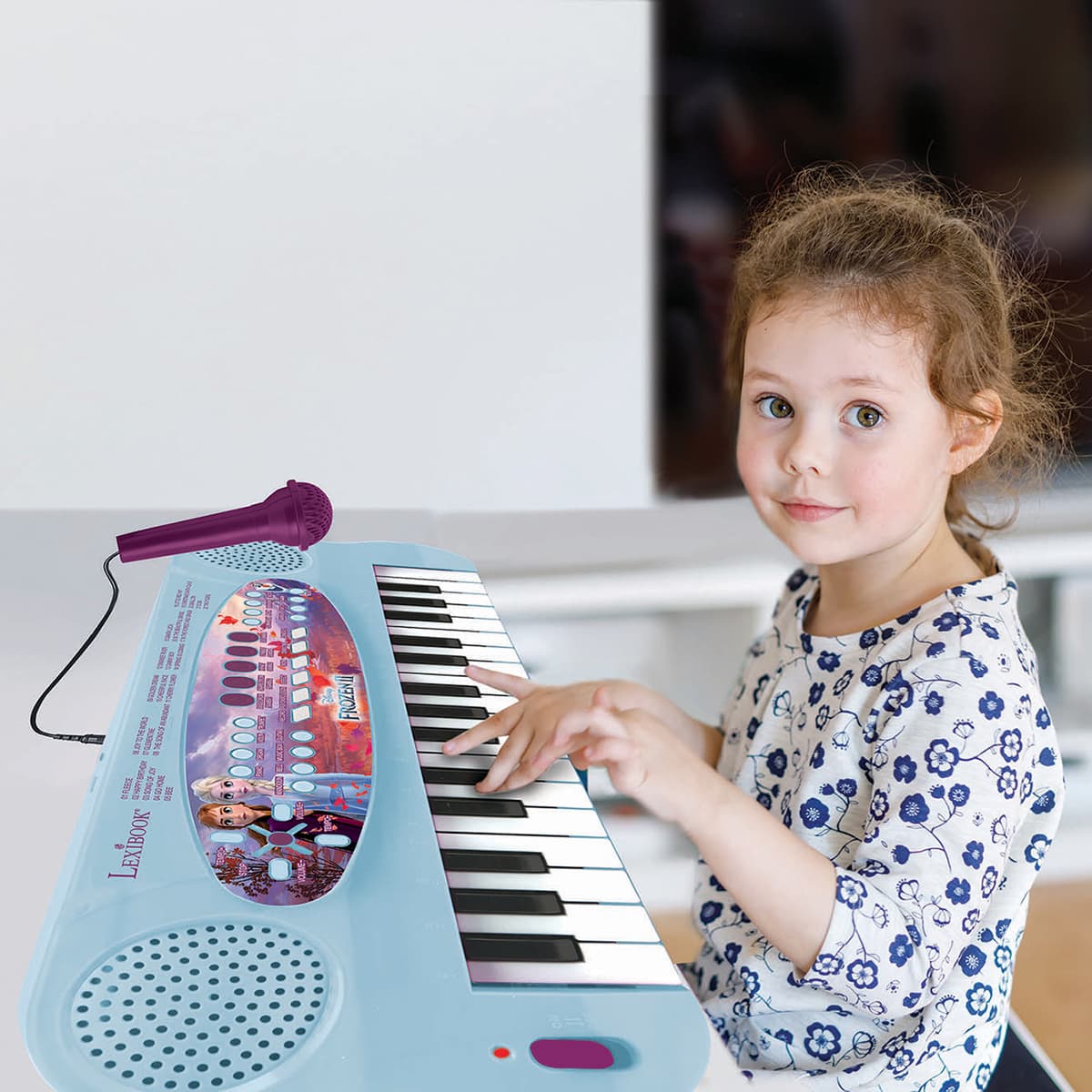 Lexibook- licorne, mon premier lecteur musical avec micros, fonctions Lexibook- licorne, mon premier lecteur musical avec micros, fonctions