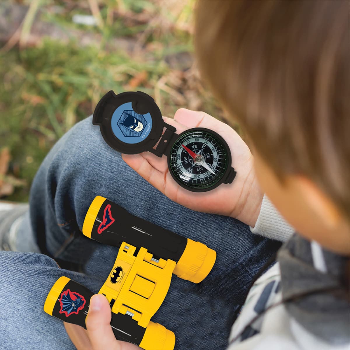 Kit d'aventurier bluey avec talkie-walkies portée 120m, jumelles et Kit d'aventurier bluey avec talkie-walkies portée 120m, jumelles et