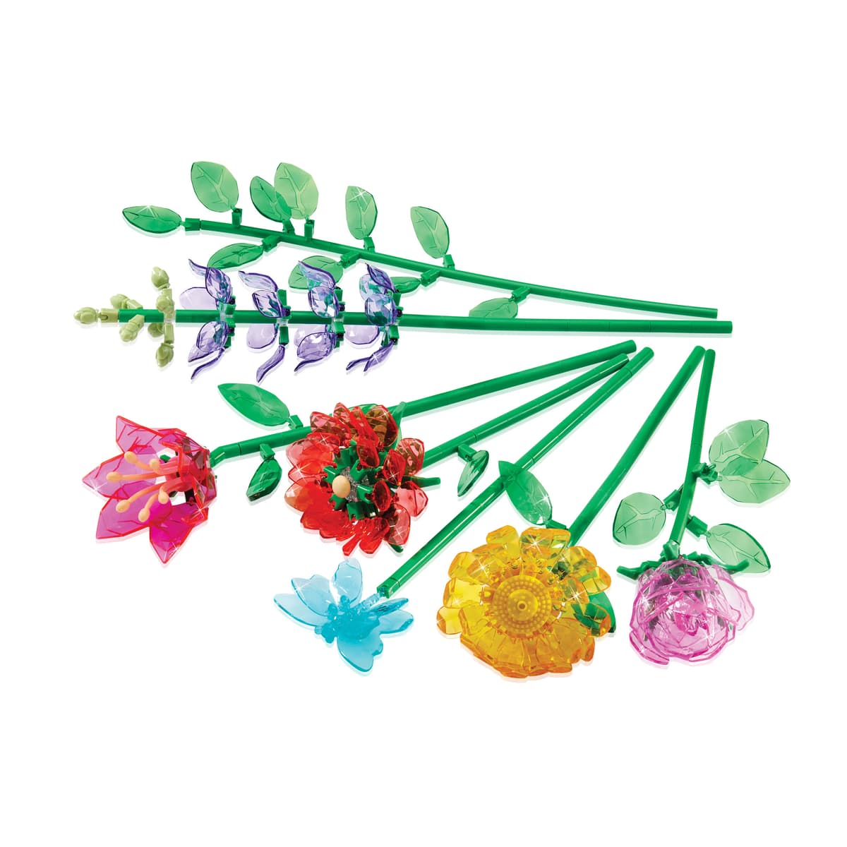 Lexibook, Crystal Gem Bouquet de Fleurs, Blanc / Rose / Vert / Bleu, CRSS57 Lexibook, Crystal Gem Bouquet de Fleurs, Blanc / Rose / Vert / Bleu, CRSS57