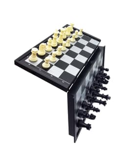 Jeu d'échecs aimanté en bois Échiquier pliable Jeu d'échecs aimanté en bois Échiquier pliable