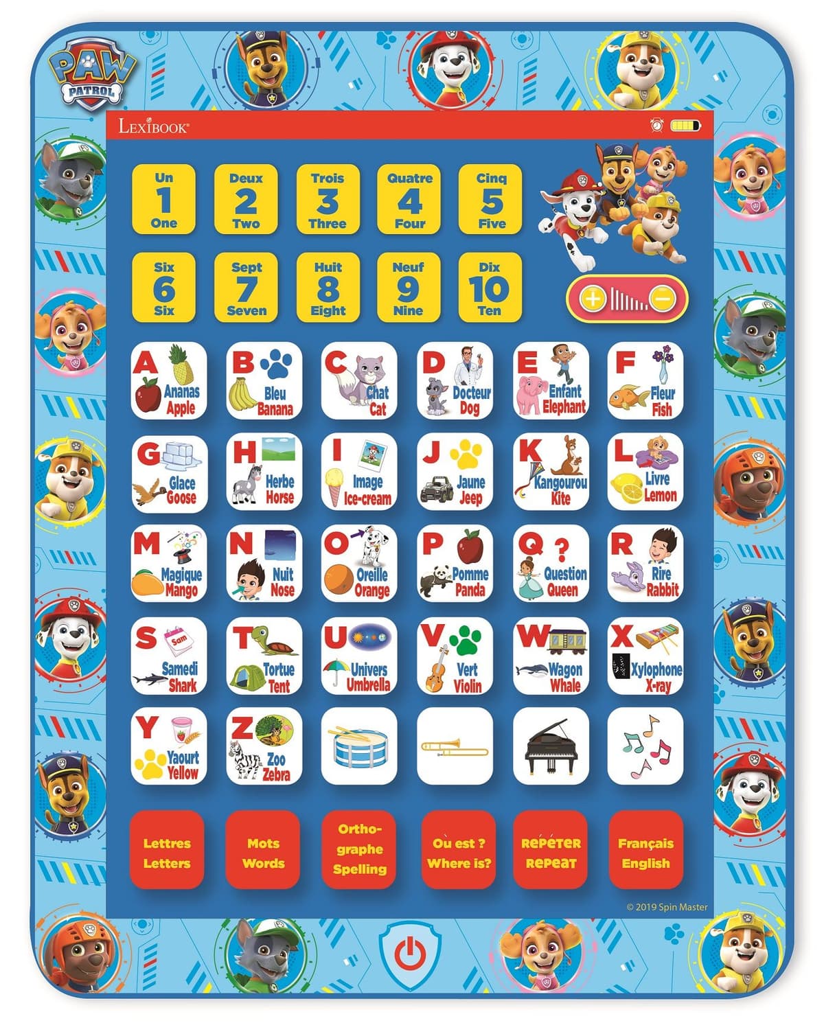 Lexibook, Pat' Patrouille, Ordinateur Portable Éducatif, Français et Néerlandais, 164 Activités, Mathématiques, Jeux de Logique, Mode Musique, Grand Écran LCD, Rouge/Bleu, JC601PAi10LXB Lexibook, Pat' Patrouille, Ordinateur Portable Éducatif, Français et Néerlandais, 164 Activités, Mathématiques, Jeux de Logique, Mode Musique, Grand Écran LCD, Rouge/Bleu, JC601PAi10LXB
