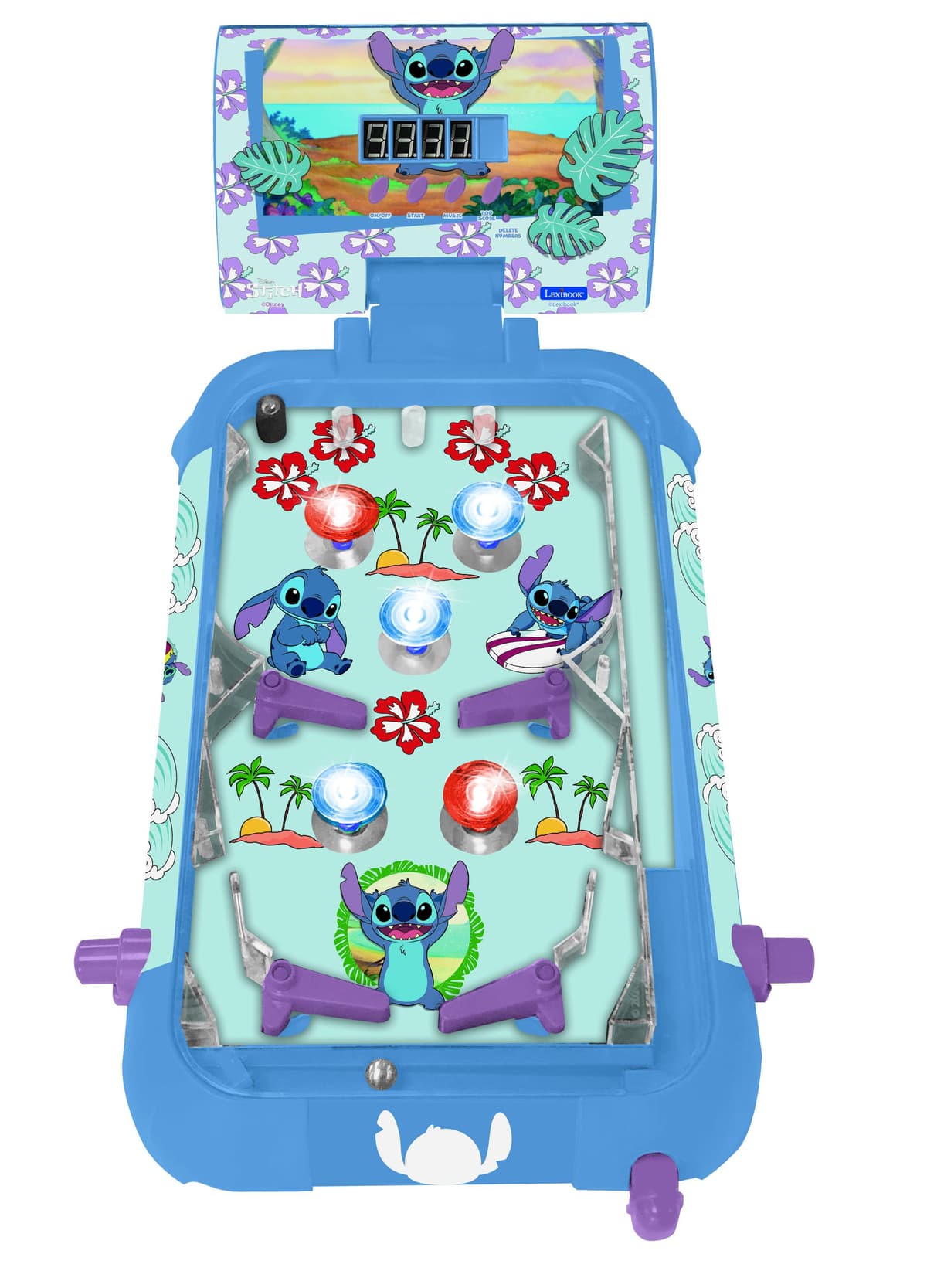Jeu de flipper électronique de table avec lumières, sons et tableau de bord numérique automatique – Version amusante pour enfants Jeu de flipper électronique de table avec lumières, sons et tableau de bord numérique automatique – Version amusante pour enfants