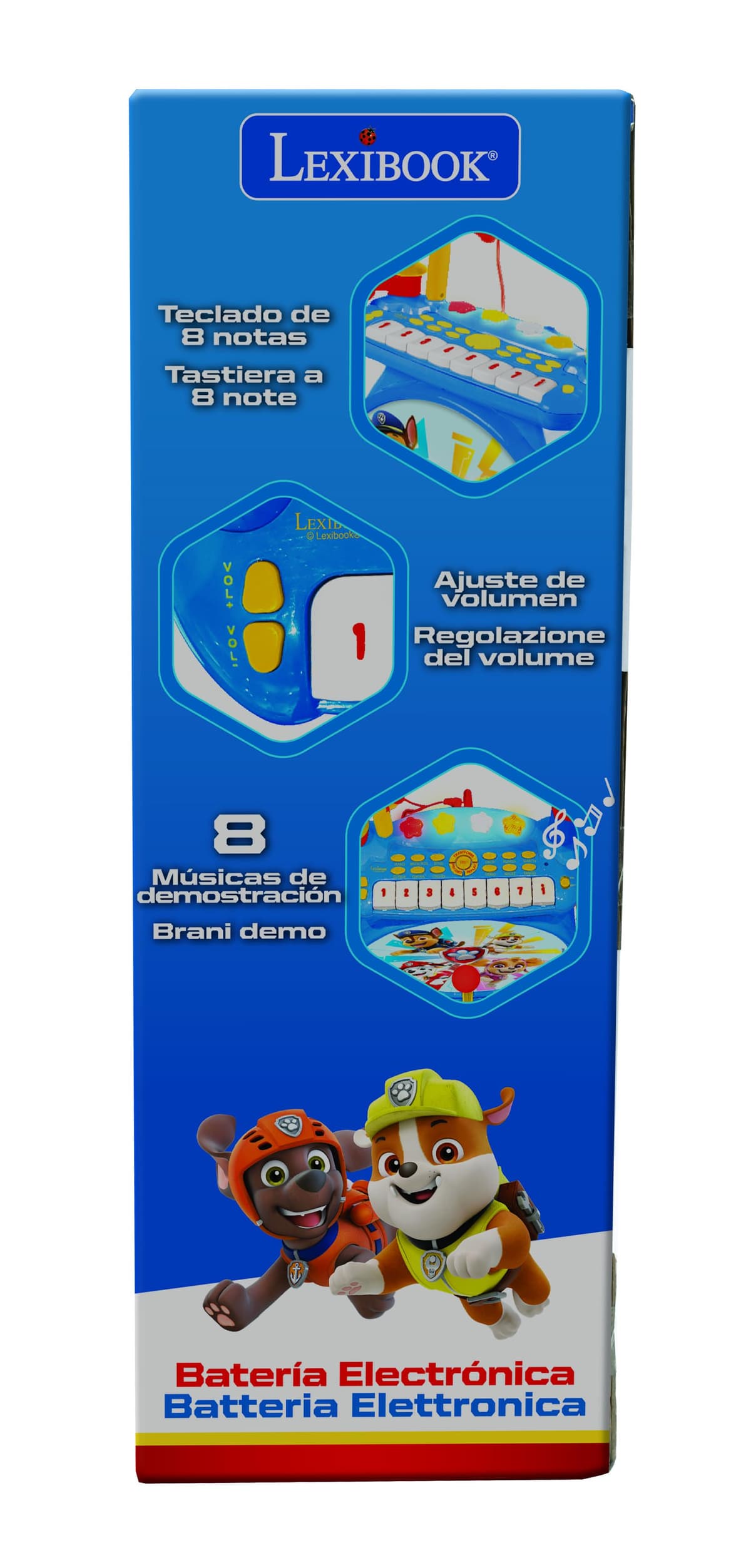 Paw Patrol Juego de batería para niños – Paquete con Paw Patrol Dru Paw Patrol Juego de batería para niños – Paquete con Paw Patrol Dru