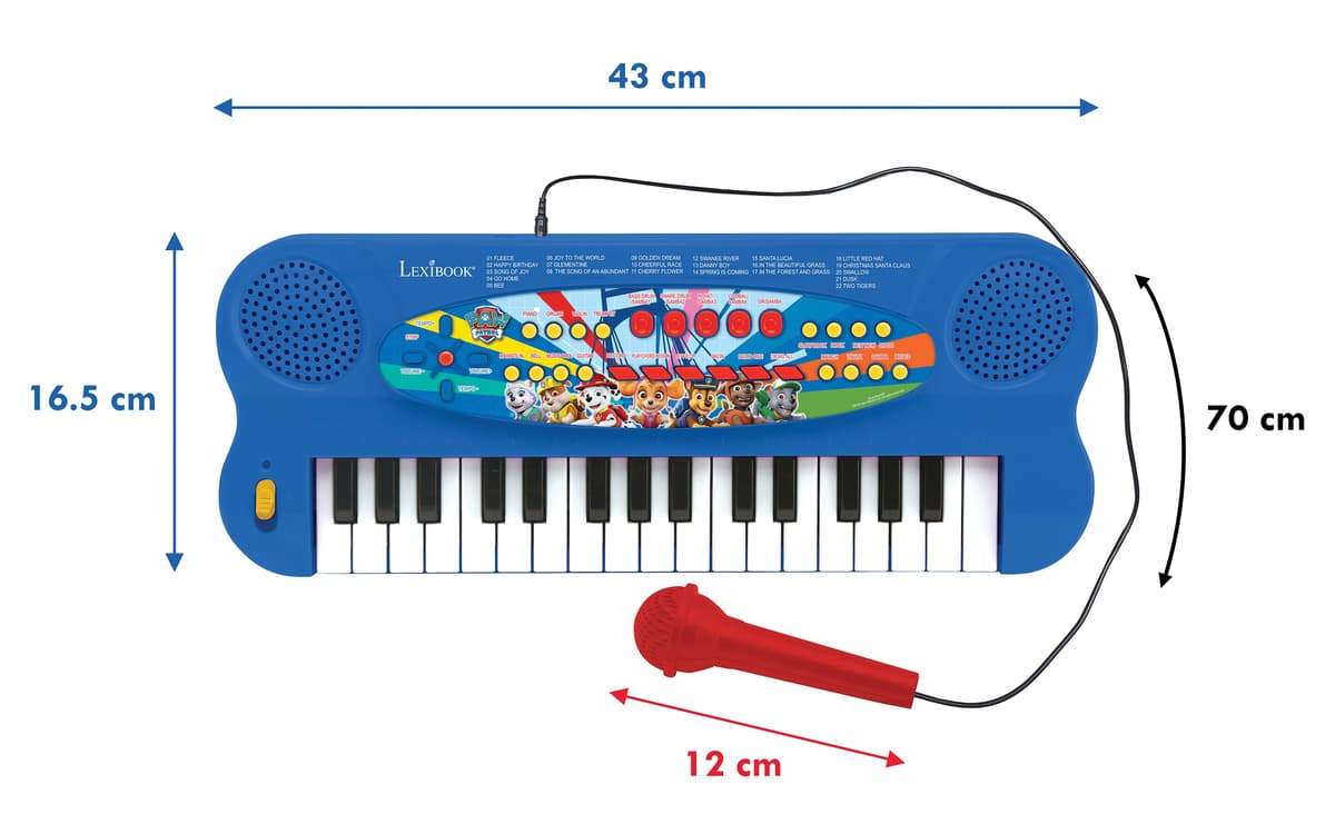 Pianoforte Giocattolo Con Microfono Per Bambini - Mixer Musicale Portatile Con Effetti DJ, Connessione Wireless, Alimentazione USB, Regalo Creativo