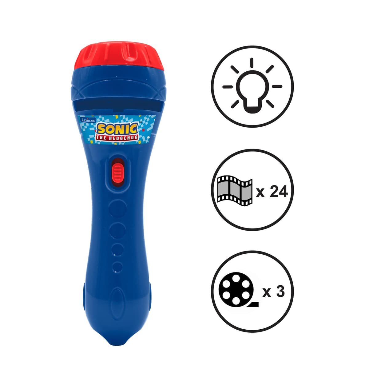 LEXIBOOK, Sonic The Hedgehog RL977SNLXB Réveil projecteur avec fonction snooze, veilleuse avec minuterie, écran LCD, fonctionne avec piles, bleu, RL977SNLXB LEXIBOOK, Sonic The Hedgehog RL977SNLXB Réveil projecteur avec fonction snooze, veilleuse avec minuterie, écran LCD, fonctionne avec piles, bleu, RL977SNLXB