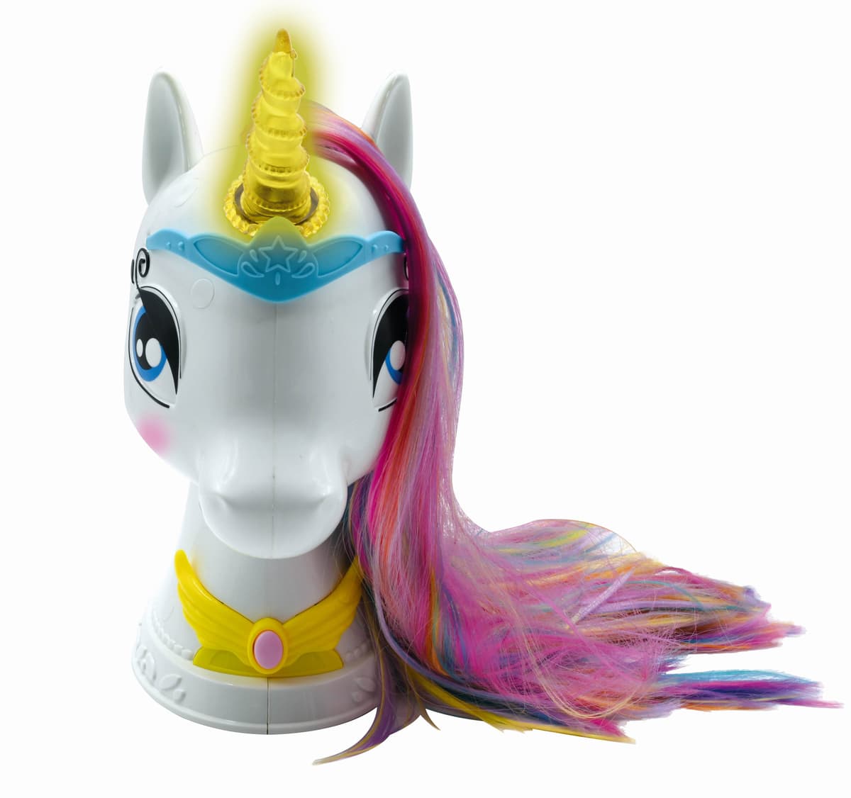 Barbie Dreamtopia - Unicornio con luces mágicas con melena de arcoíris Barbie Dreamtopia - Unicornio con luces mágicas con melena de arcoíris