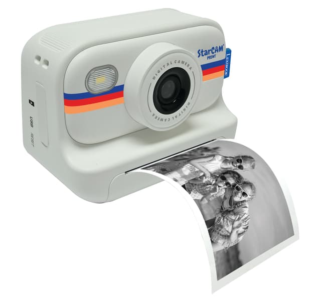 Starcam® Print, pack de cámara con impresora instantánea, tarjeta SD y kit de personalización de fotos Starcam® Print, pack de cámara con impresora instantánea, tarjeta SD y kit de personalización de fotos