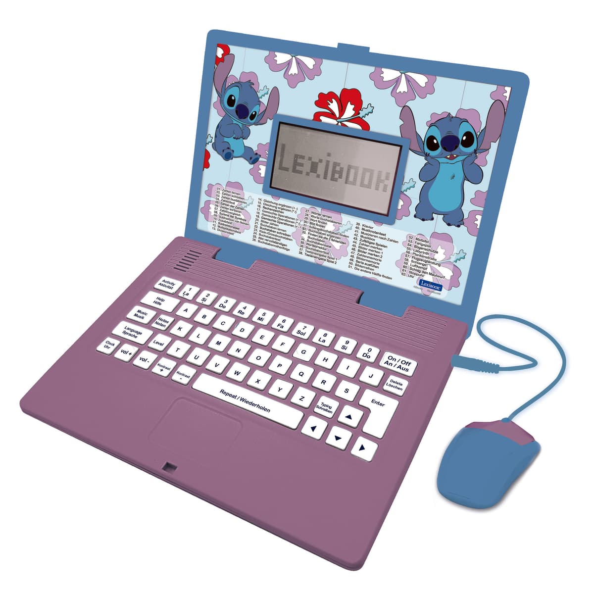 Stitch Using Computer Bilingual educational Stitch computer with 124 activities in English ...