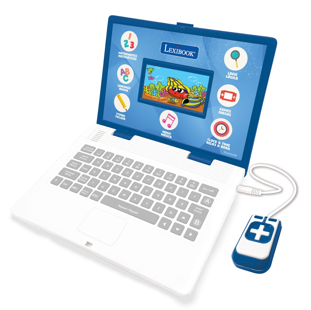 Bilingual educational Stitch computer with 124 activities in English ...