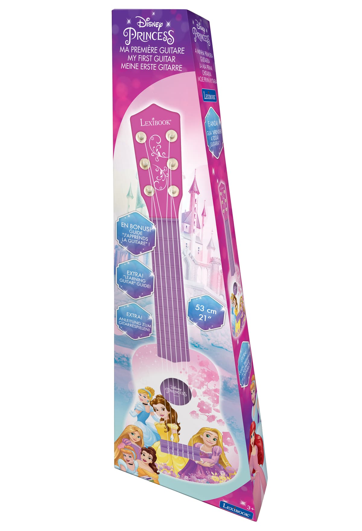 Princess Daisy Instruments My First Disney Princesses Guitar - 53cm | Lexibook