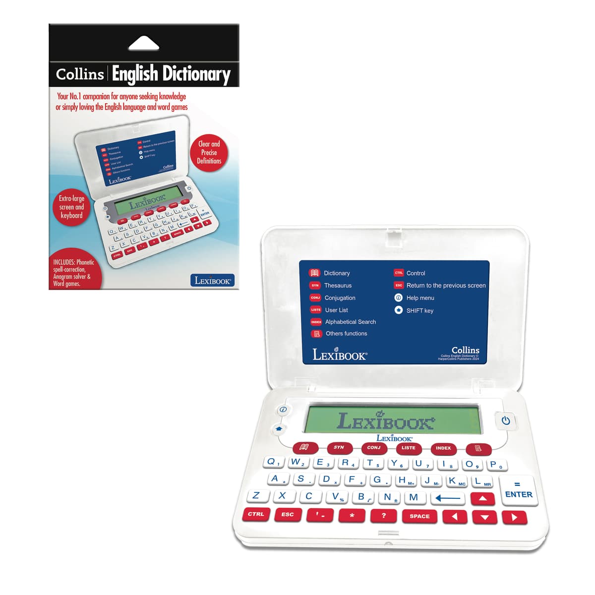 English Electronic dictionary Collins | Lexibook