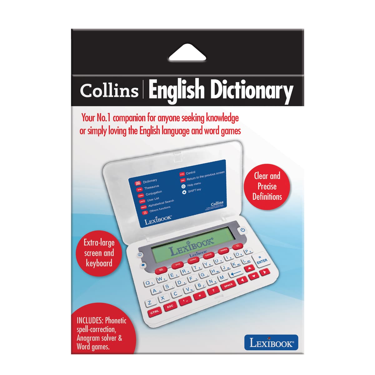 English Electronic dictionary Collins | Lexibook