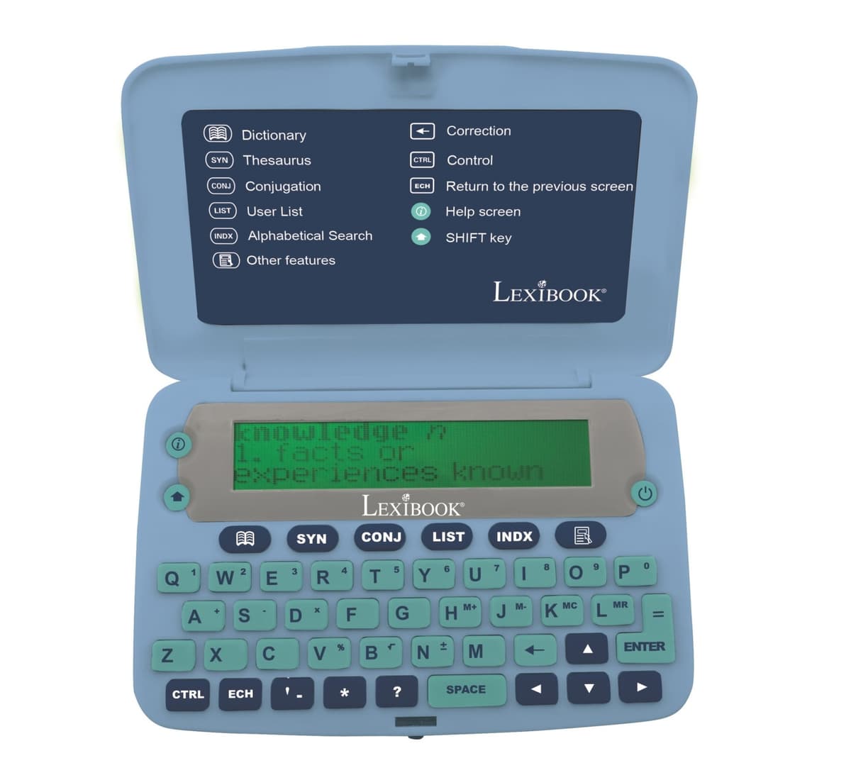 English electronic dictionary with synonym dictionary | Lexibook