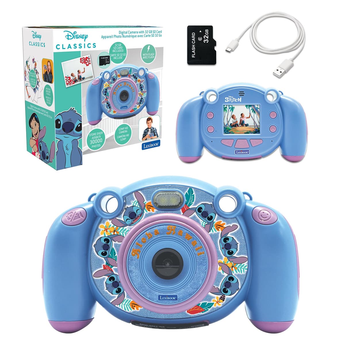 Thread Stitching Card Camera Stitch Starcam® digital HD Camera with SD card. | Lexibook