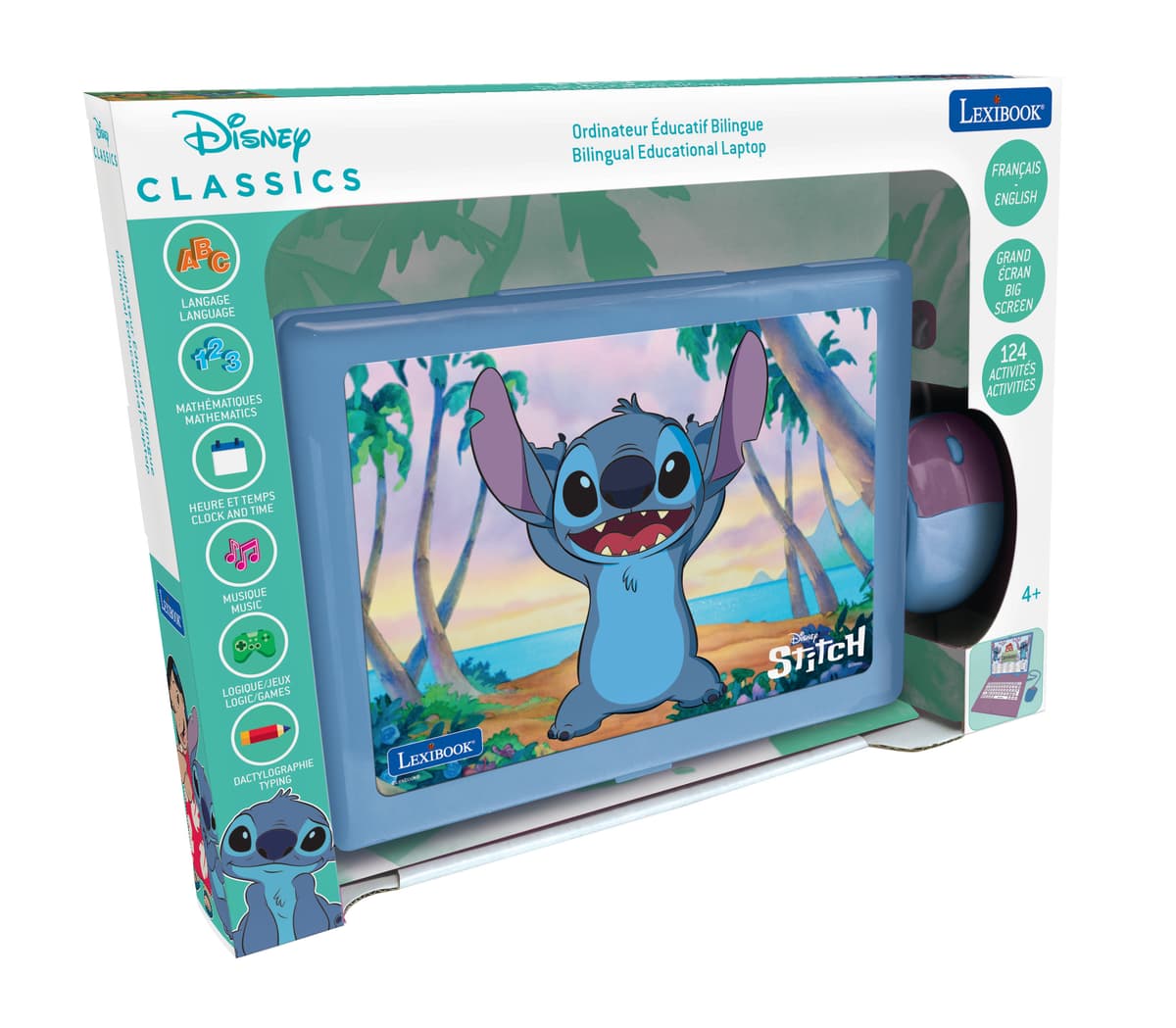 Stitch Using Computer Bilingual educational Stitch computer with 124 activities in English ...