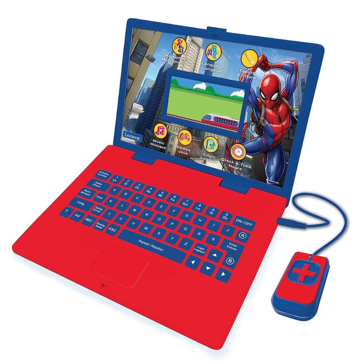 Lexibook, Barbie Ordinateur Éducatif Enfant, JC598BBi1 | Français/Anglais, 124 activités, Écriture, Maths, logique, musique & Jeux Lexibook, Barbie Ordinateur Éducatif Enfant, JC598BBi1 | Français/Anglais, 124 activités, Écriture, Maths, logique, musique & Jeux