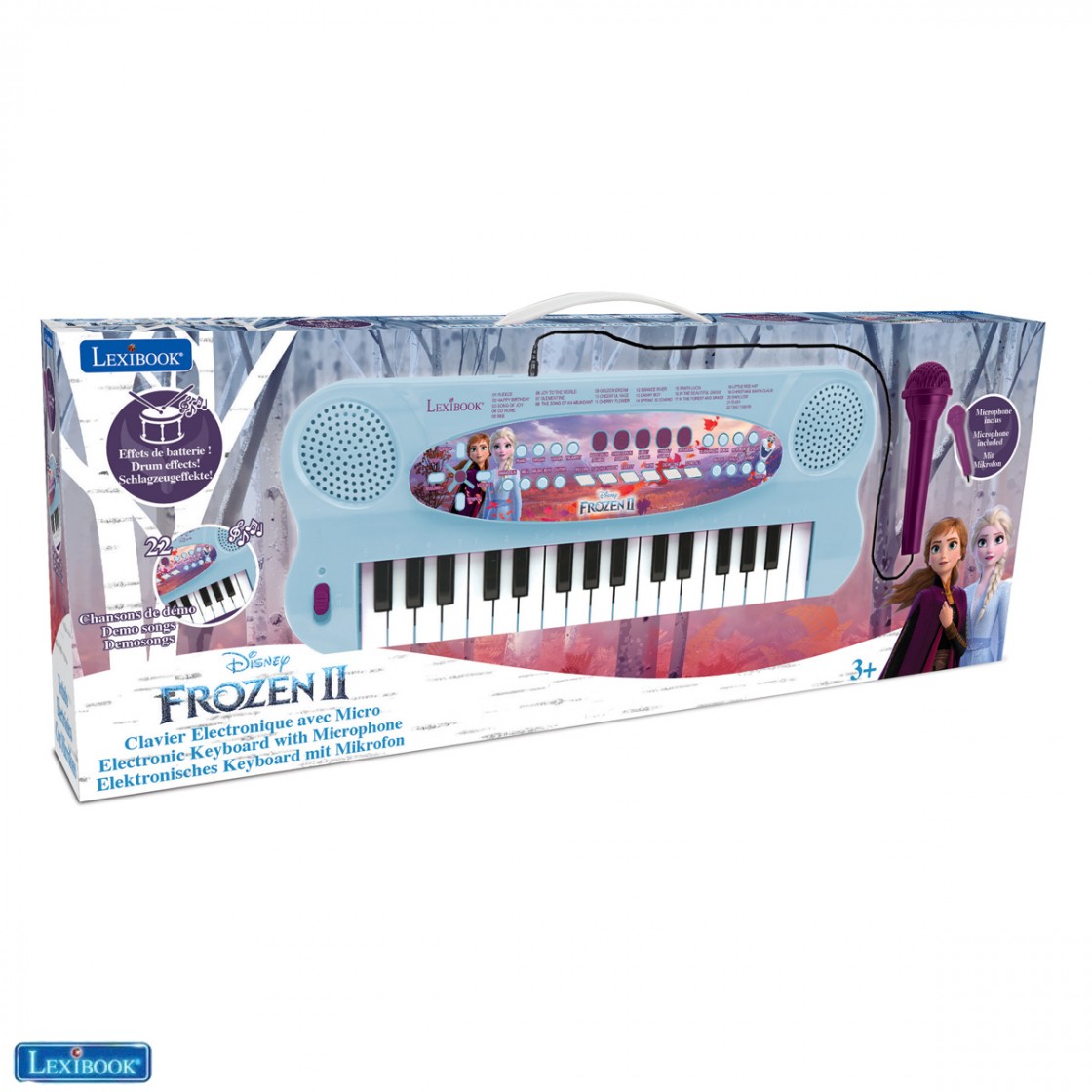 keyboard Electronic Frozen with 2 mic