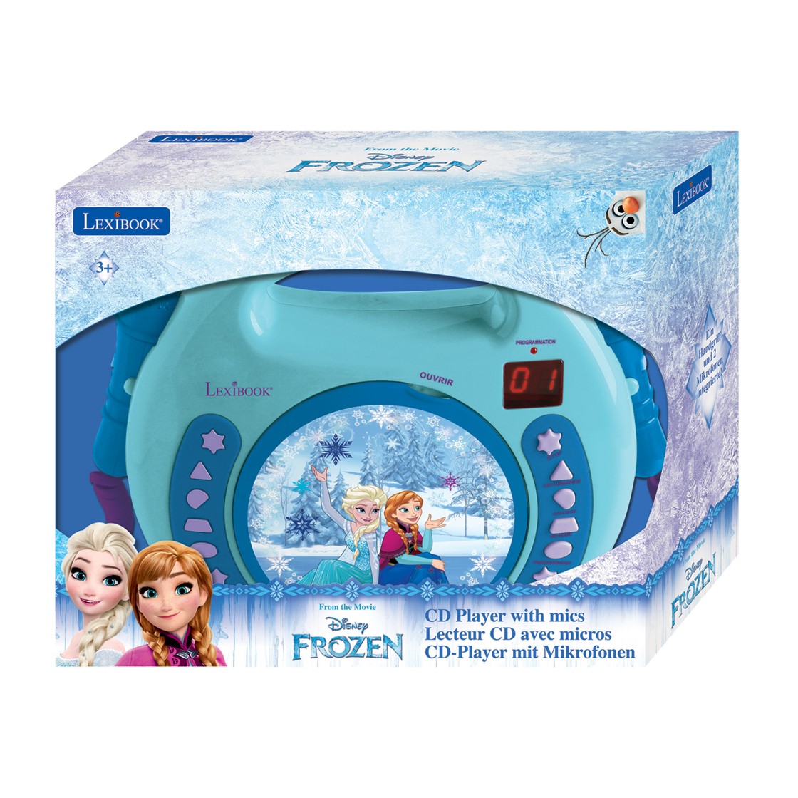Commerce de gros La Reine de neiges - Frozen CD player with Bluetooth