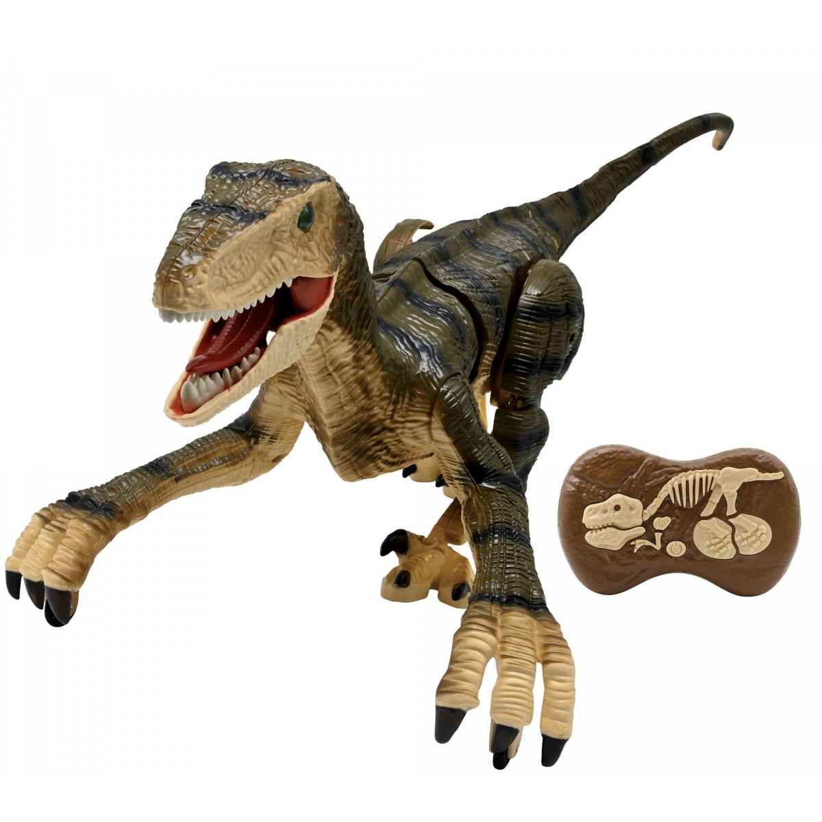 RC Raptor Control Dinosaur Remote Control Articulated Movements Roaring Light