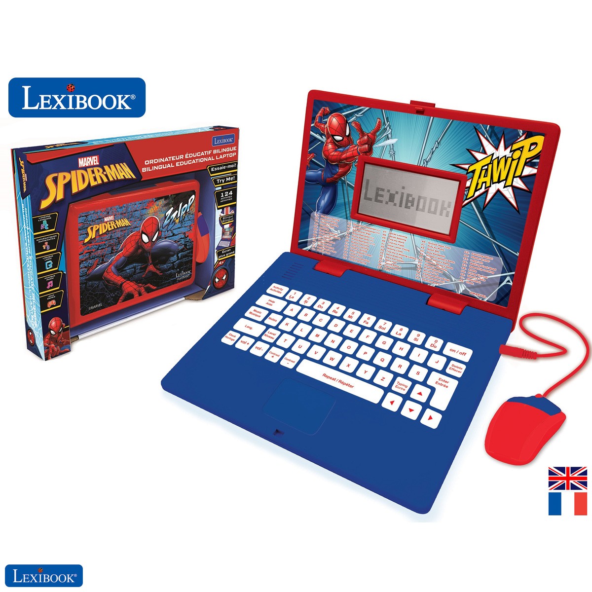 Disney Marvel Spider-Man - Educational and Bilingual Laptop French/English