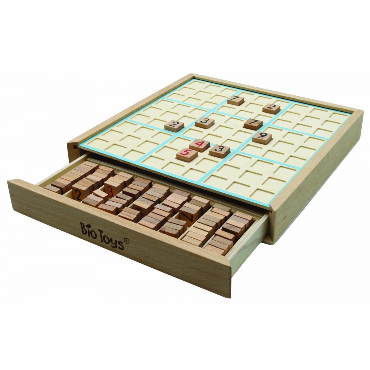 Bio Toys Wooden sudoku game, eco-friendly