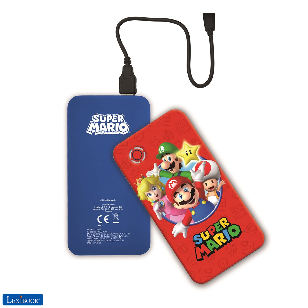 Nintendo Super Mario Luigi Fast Charging Power Bank 