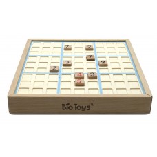 Bio Toys Wooden sudoku game, eco-friendly