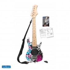 Electric guitar with 6W built-in speaker, 100% girly design