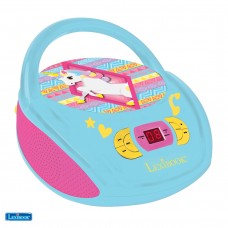 LEXIBOOK Radio reproductor infantil CD y Bluetooth Animal family