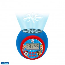 Paw Patrol Marshall,Rubble,Chase,Stella and Everest Projector alarm clock with snooze function and alarm function