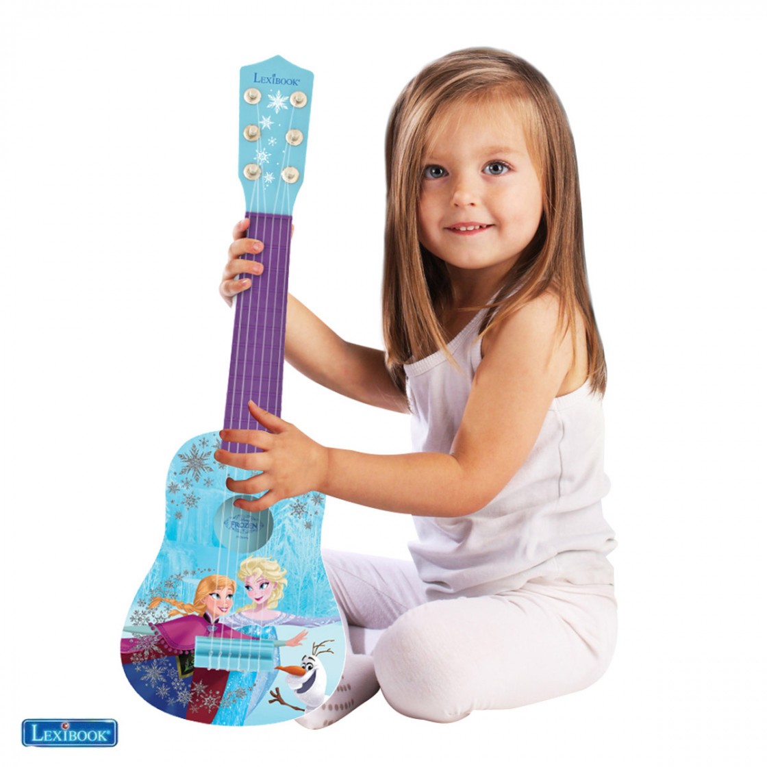 Disney Frozen 2 Die Eiskönigin ELSA Anna Meine erste Gitarre 53 cm blau B-WARE 