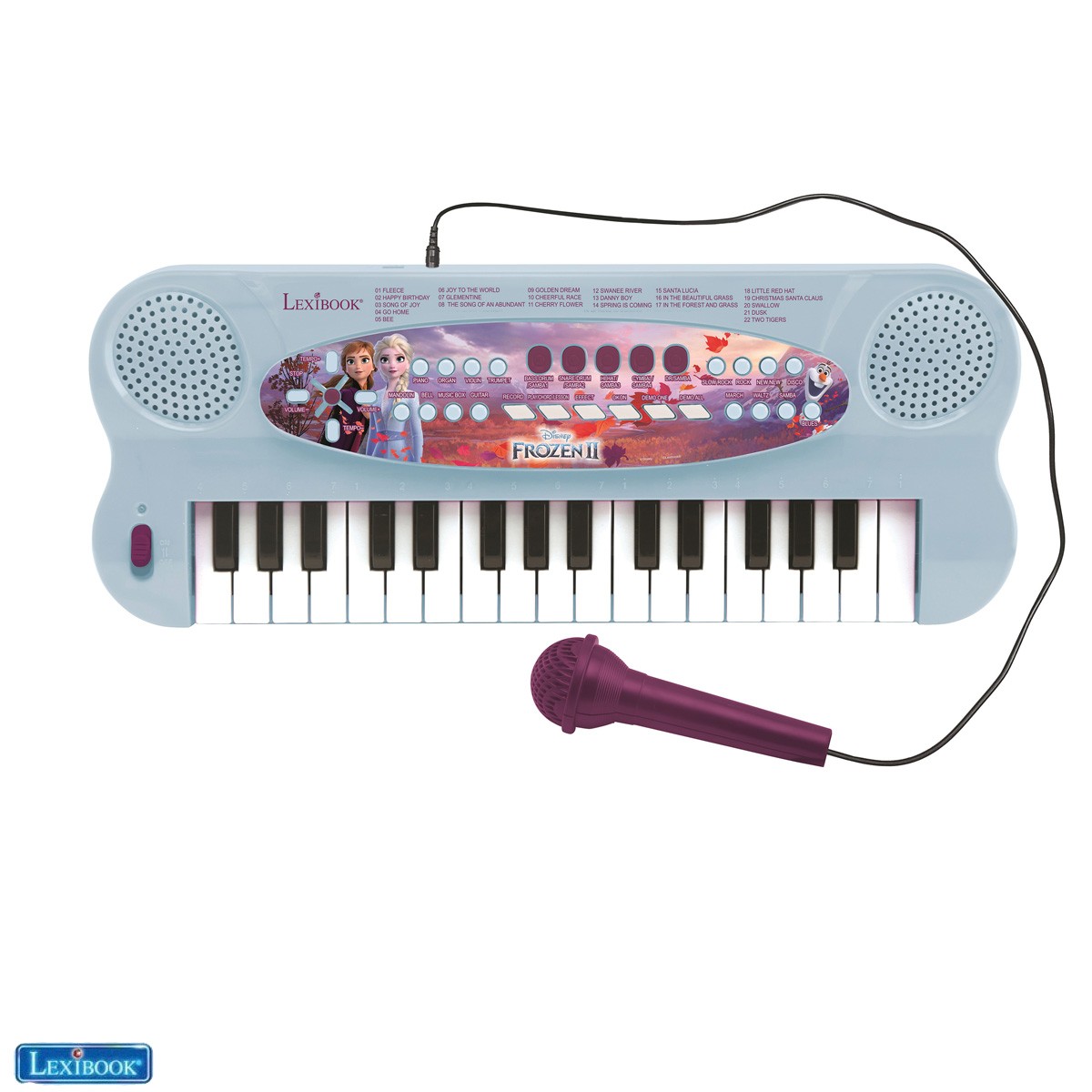 Elektronische Tastatur mit mikrofon Die Eiskönigin 2 