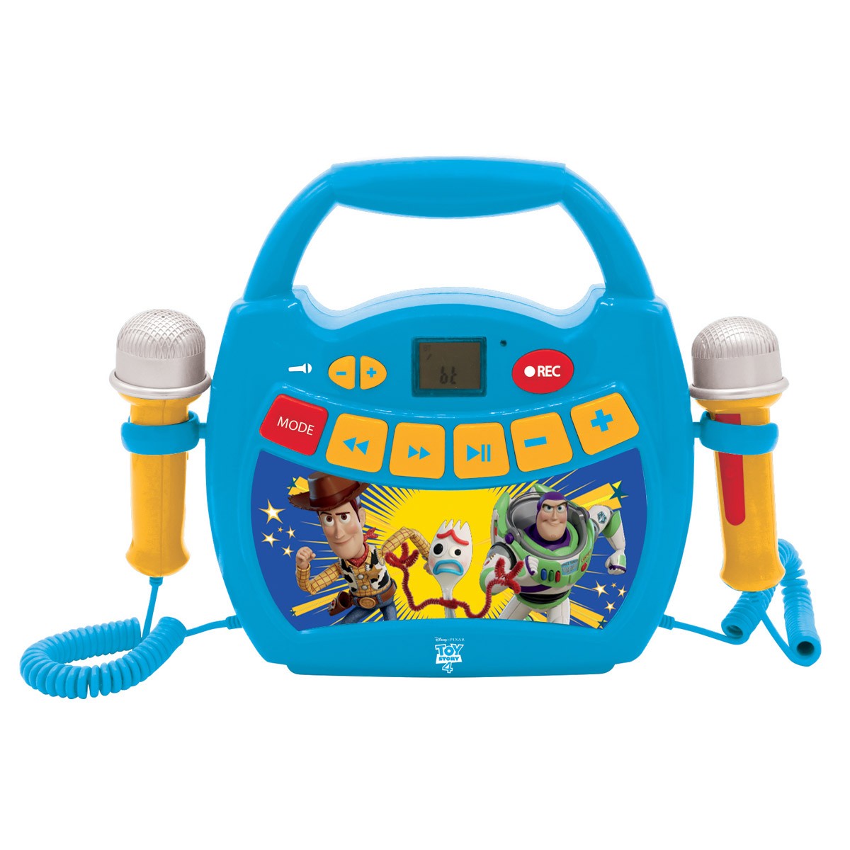Mein erster digitaler Player mit 2 Spielzeugmikrofonen Toy Story 4
