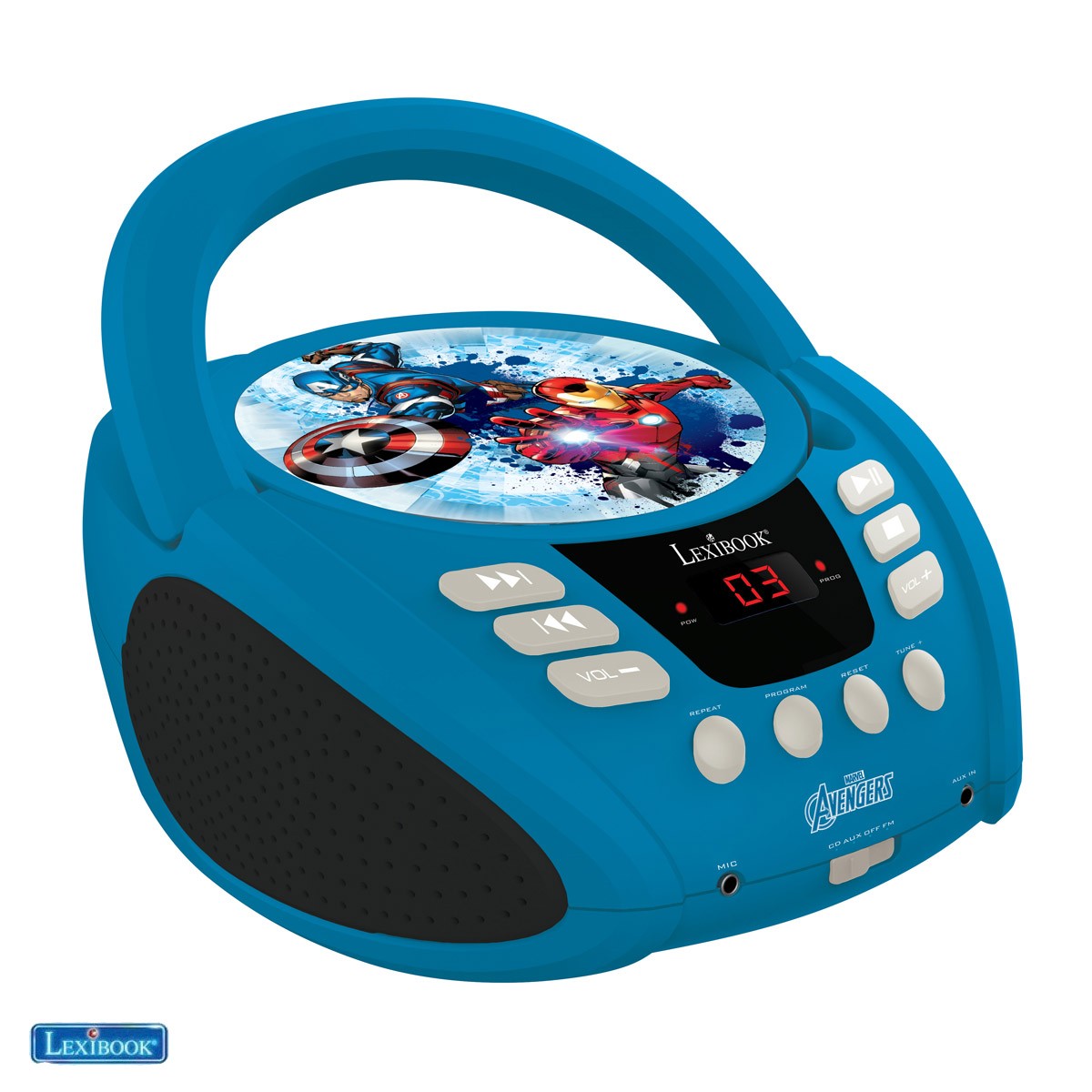 Marvel Avengers Iron Man Radio lecteur CD