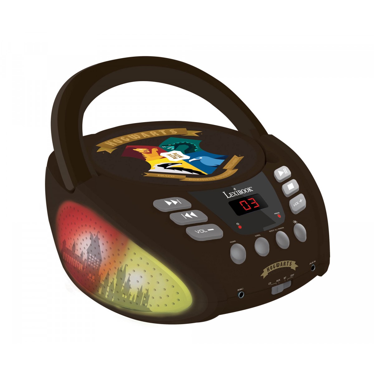 Bluetooth-CD-Player für Kinder - Warner Harry Potter - Tragbar, Lichteffekte
