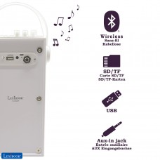 iParty - Tragbarer Bluetooth-Lichtlautsprecher mit Mikrofon