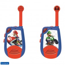 Nintendo Mario Kart - Walkie-Talkies - Reichweite 2km, Licht-Morse Funktion, Gürtelclip, für Kinder / Jungen