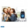 K8250 - Enceinte karaoké Bluetooth® iParty sur roulettes avec effets lumineux et micro inclu