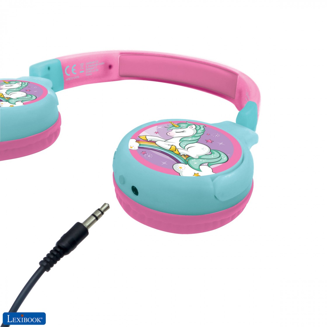 Casque Audio Enfant Bluetooth Unicorn, Casque sans Fil/Filaire pour Enfants  avec lumières LED, Casque Audio Enfant Fille sur l'oreille avec Microphone,  pour iPad/Kindle/Tablette (Noir)
