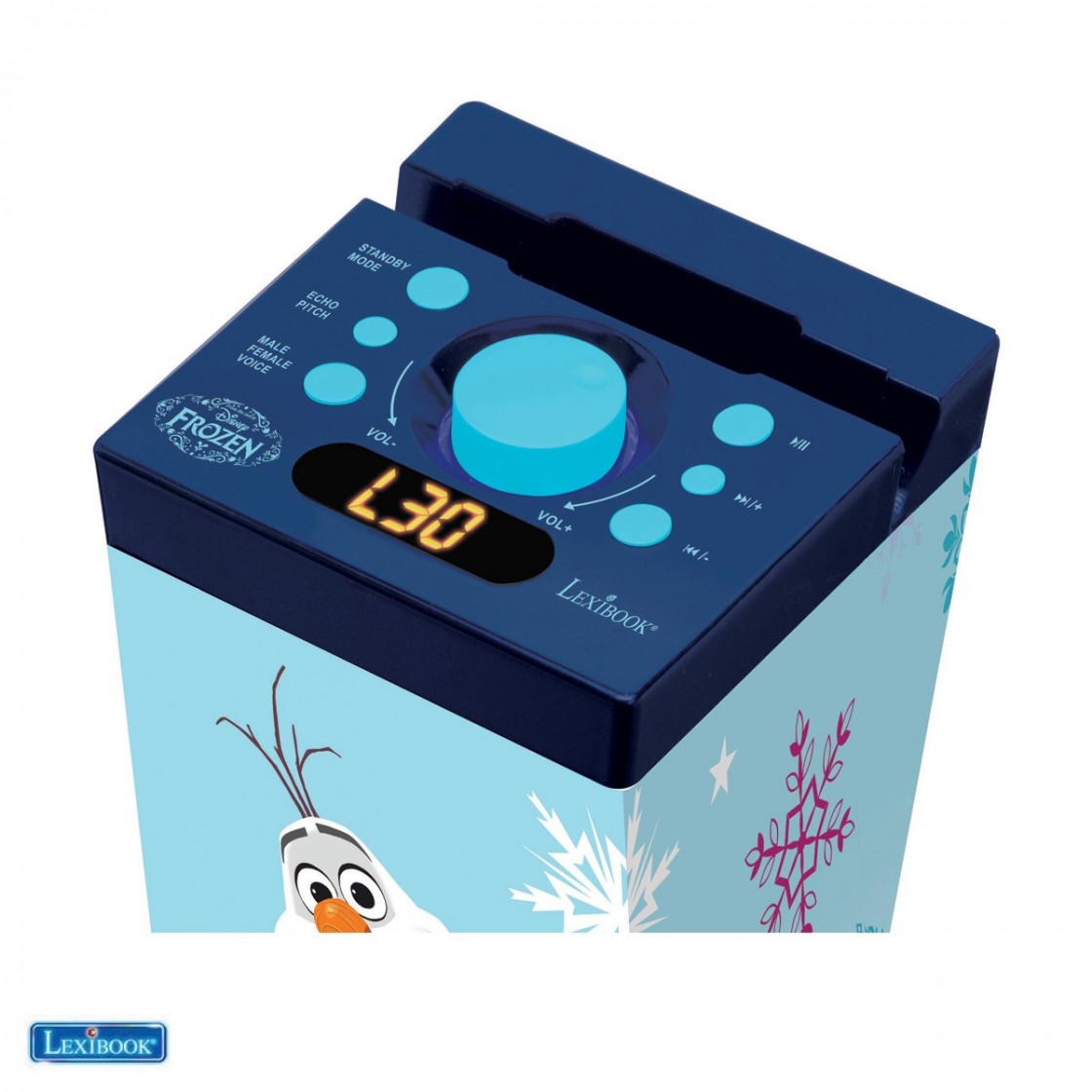 Enceinte Karaoké Enfant - LEXIBOOK - La Reine des Neiges - Bluetooth V5.0 -  Effets Lumineux bleu - Lexibook