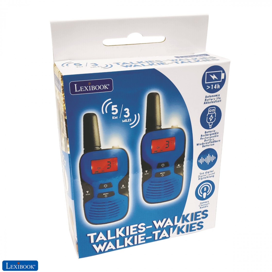 Talkies-walkies numériques longue distance 5km