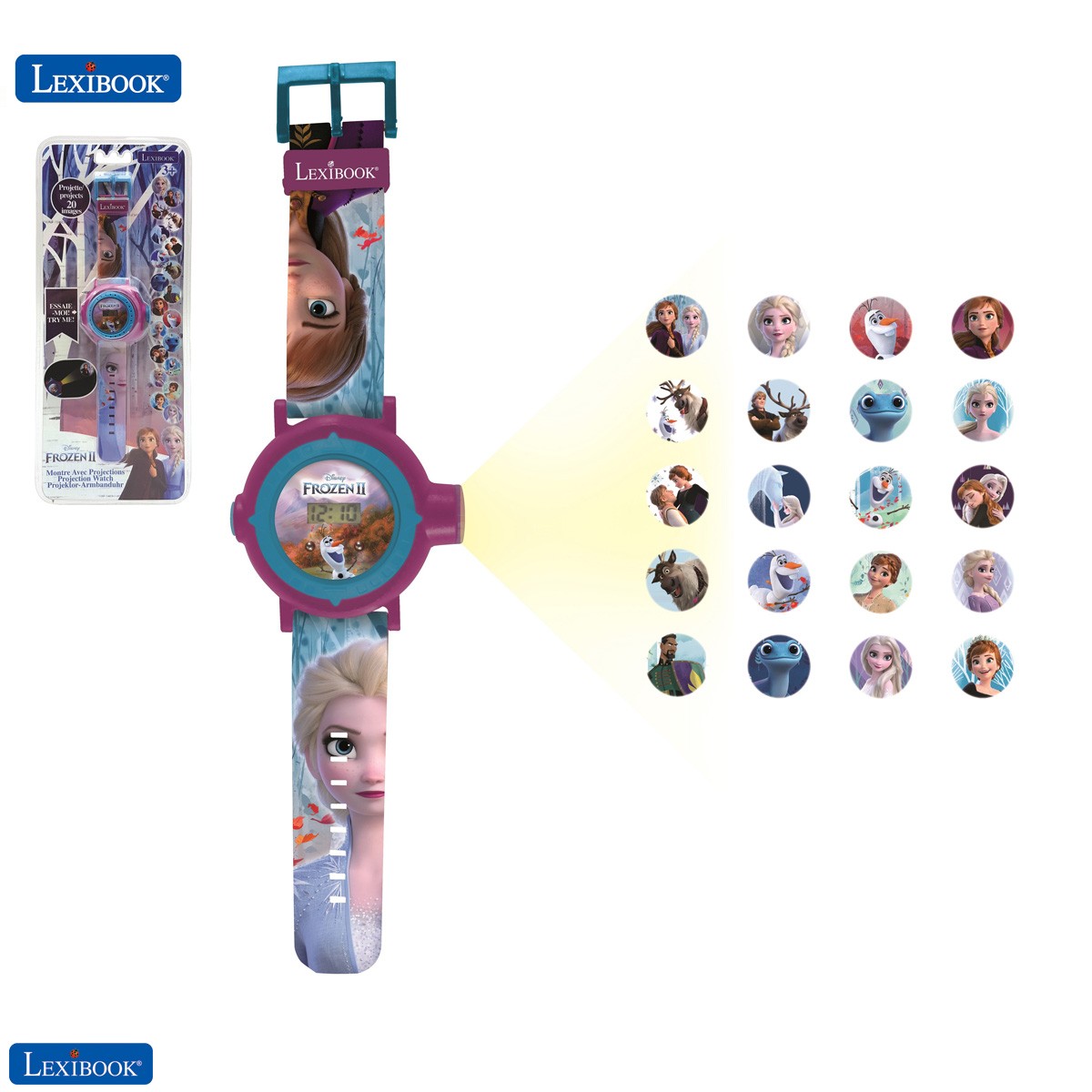 La Reine des Neiges 2 Montre bracelet ajustable écran digital 
