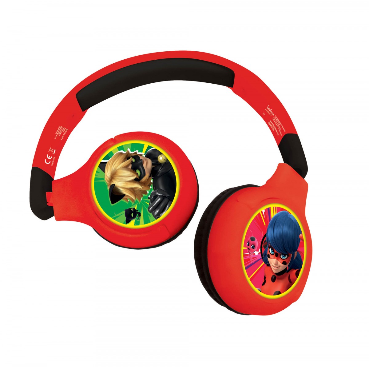 Miraculous Casque Audio Enfant 2-en-1 Bluetooth et Filaire