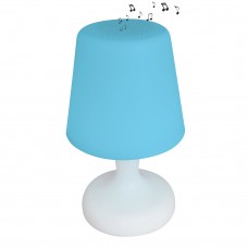 Lampe LED couleur & son Bluetooth® avec télécomande et batterie rechargeable